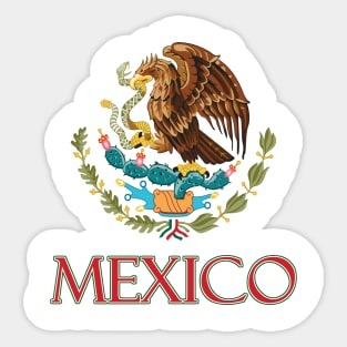 Mexico - Coat of Arms Design Sticker